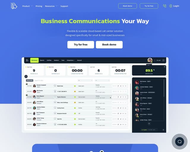MightyCall Contact Center as a Service (CCaaS)