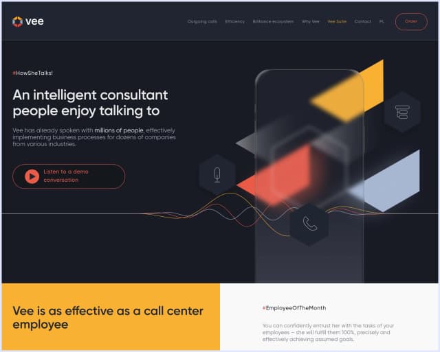 vee Call Center AI Software